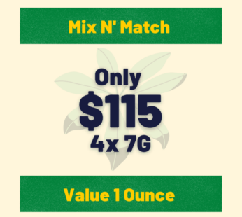AAA+ Value 1 Ounce Mix and Match Deal [4x 7G]