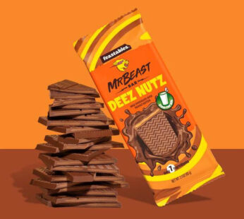 MrBeast Deez Nutz Peanut Butter Milk Chocolate Bar